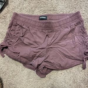 Summer shorts with elastic waist